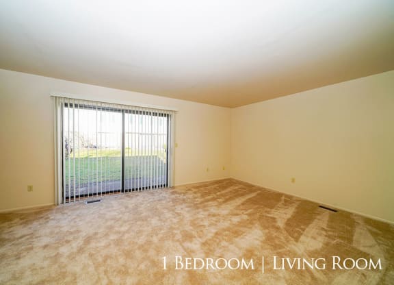 Spacious Living Room at Mount Royal Townhomes, Kalamazoo, MI