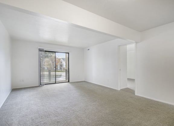 Two bedroom living and dining areas at North Pointe Apartments in Elkhart, IN