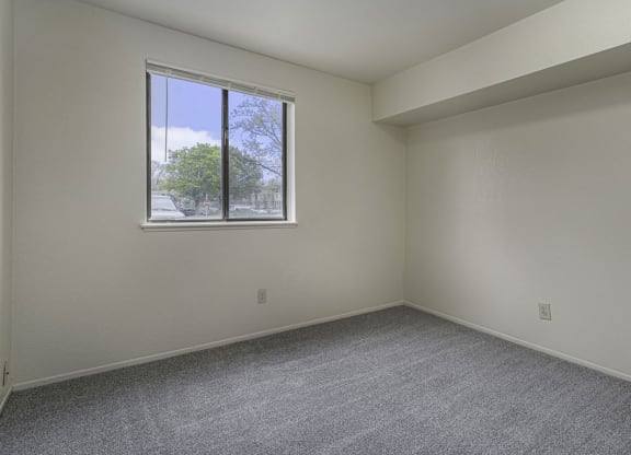 Second bedroom with a view at Normandy Village Apartments, Michigan City