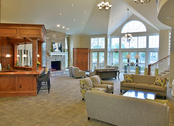 Large Clubhouse with Kitchen at Northport Apartments, Macomb