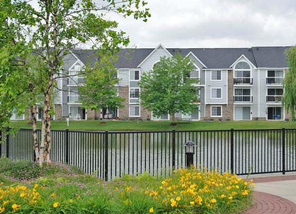 Lake Views from Private Balconies at Northport Apartments, Macomb, 48044