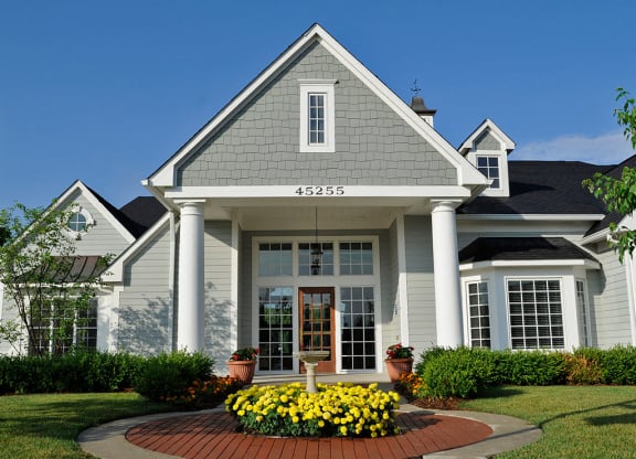Leasing Office Entrance at Northport Apartments, Michigan, 48044