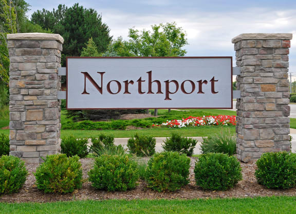 Entrance Sign at Northport Apartments, Macomb, MI