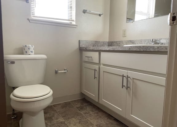 Renovated Bathroom at Oak Shores Apartments, Oak Creek