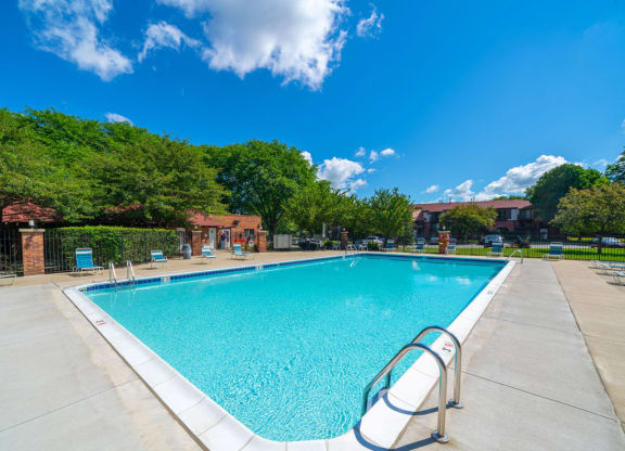 Refreshing Pool with Large Sundeck at Old Farm Apartments, Indiana, 46517