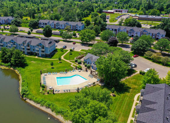 Cool Blue Swimming Pool at Pine Knoll Apartments, Battle Creek, 49014