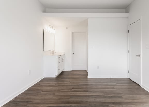 Wooden floor at Polo Run Apartments, Greenwood, Indiana