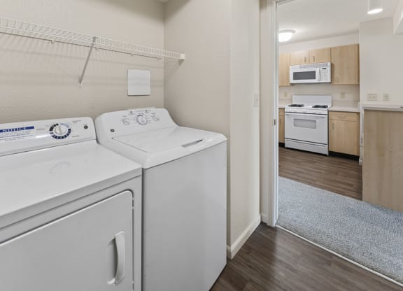 Two Bedroom Laundry Room at Hunters Pond Apartment Homes, Champaign, IL