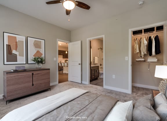 Premier Master Bedroom at Emerald Creek Apartments, Greenville