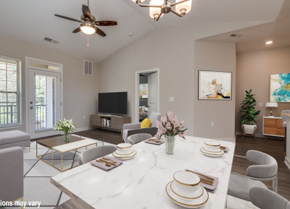 Prestige Dining and Living Room at Emerald Creek Apartments, Greenville