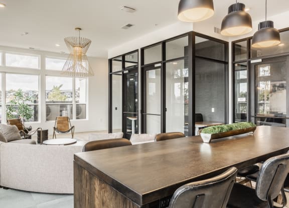 Living Room Come Dining Area at Upper Vue Flats, Dublin