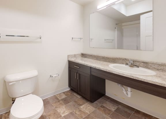 Master Bath at The Reserve at Destination Pointe in Grimes, IA with