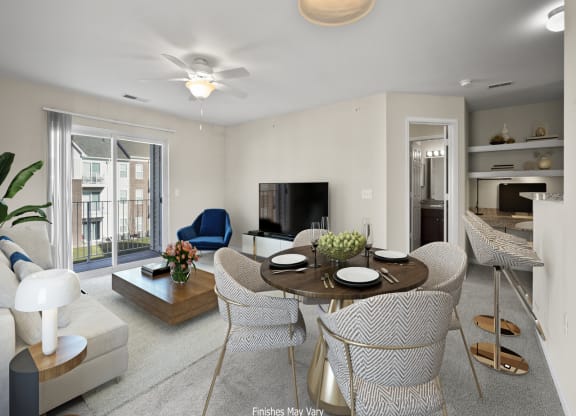 Superior Living Area at River Hills Apartments, Fond du Lac