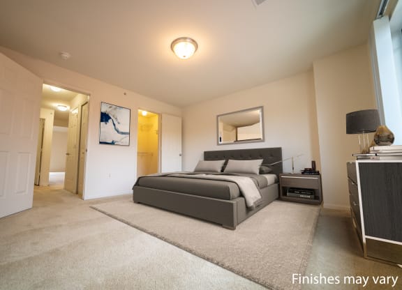 Sarah Bedroom at Prairie Lakes Apartments, Peoria, IL