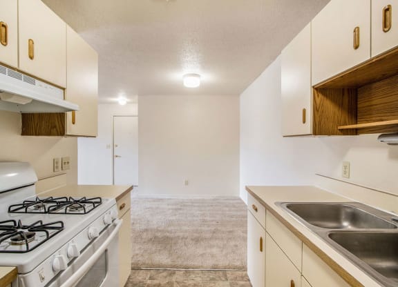 Kitchen at Seville Apartments, Kalamazoo, MI, 49009