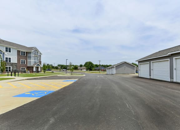 Garages with Remote Openers  at Signature Pointe Apartment Homes, Athens, AL
