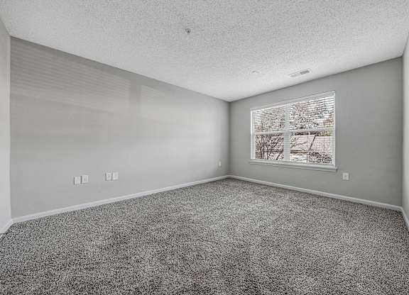 A room with grey carpet and a picture on the wall. at Sunscape Apartments, Roanoke, VA, 24018
