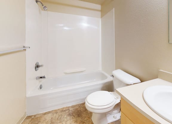 Upgraded Bathroom at Swiss Valley Apartments, Wyoming