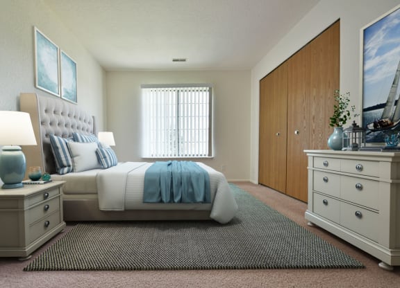 Large Bedroom at Tanglewood Apartments, Wisconsin 53154