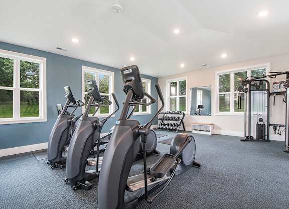 24 hour fitness center with Wi-Fi at The Crossings Apartments, Michigan, 49508