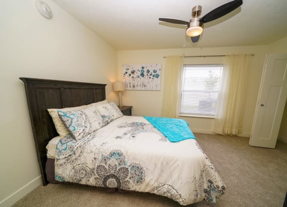 Beautiful Bright Bedroom With Wide Windows at The Reserve at Destination Pointe, Grimes, IA, 50111