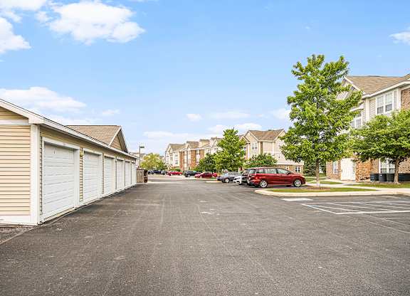 Garages and Off Street Parking at Tracy Creek Apartments, Perrysburg, OH