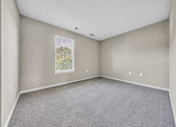 an empty room with carpet and a window at Trophy Club at Bellgrade, Midlothian, VA, 23113