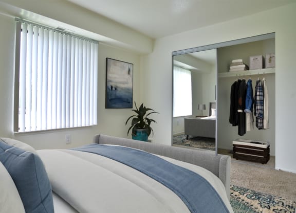 Model Bedroom Buckingham Layout at Windsor Place Apartments, Michigan