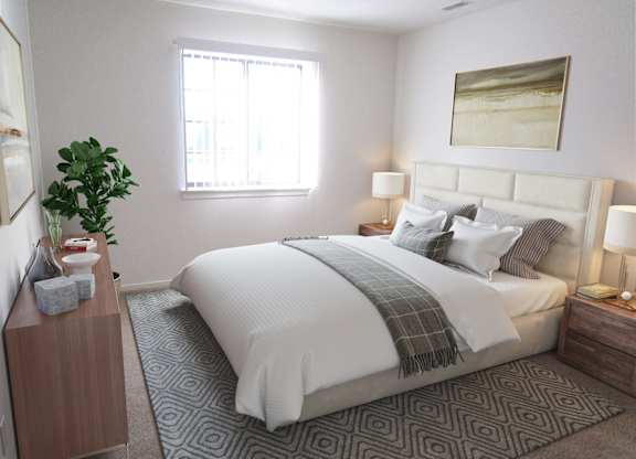 Second Bedroom in Spruce Layout at Thornridge Apartments, Grand Blanc