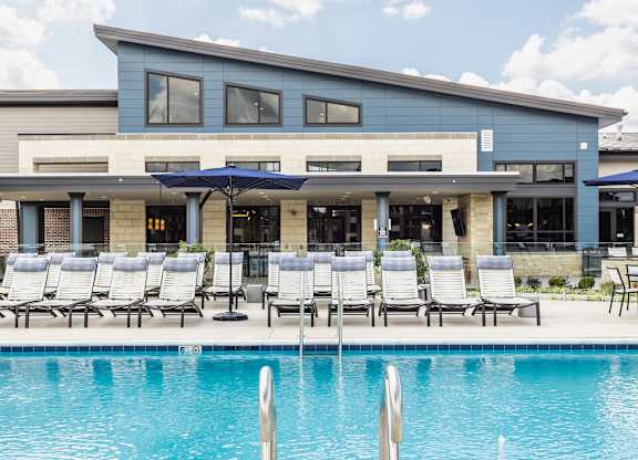 Swimming Pool With Relaxing Sundecks at Upper Vue Flats, Dublin, OH, Ohio, 43016