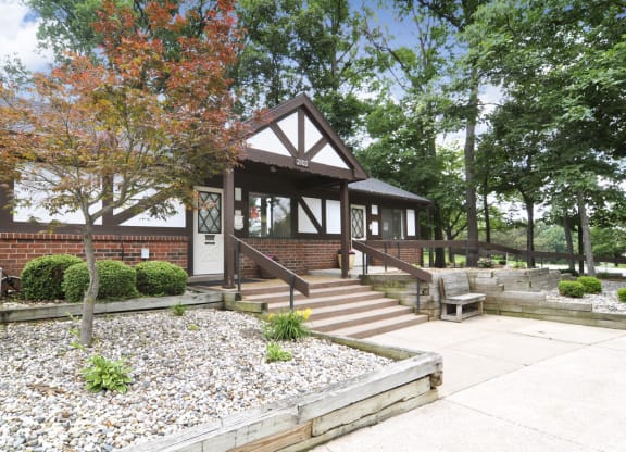 Leasing Office at West Wind Apartments, Indiana
