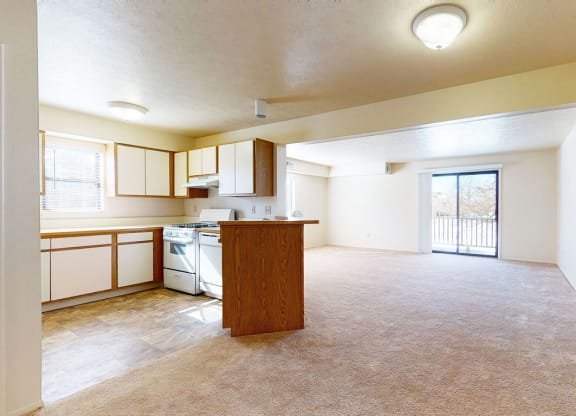 enlarged living room and extra windows at Windmill Lakes Apartments, Holland, 49424