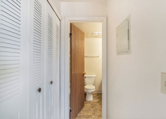 Studio Hallway to Full Bathroom at Wingate Apartments, Michigan, 49512