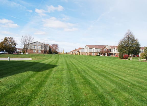 Acres of Meticulously Maintained Grounds at Wood Creek Apartments, Wisconsin, 53144