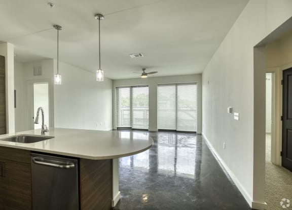 Kitchen and Living Room