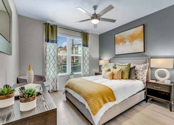 Bedroom With Plenty Of Natural Lights at Pearce at Pavilion Luxury Apartments, Riverview, FL, Florida