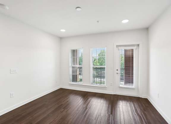 Living room with two windows