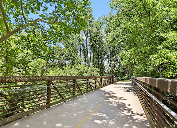 The Beltline: a bridge with pathway.