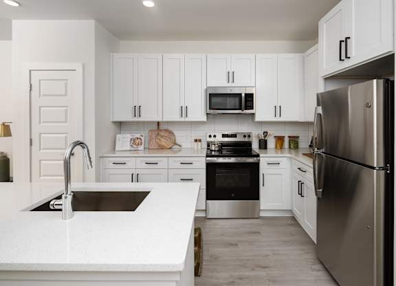 kitchen with dedicated pantry storage