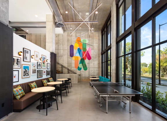 Clubroom with Ping Pong
