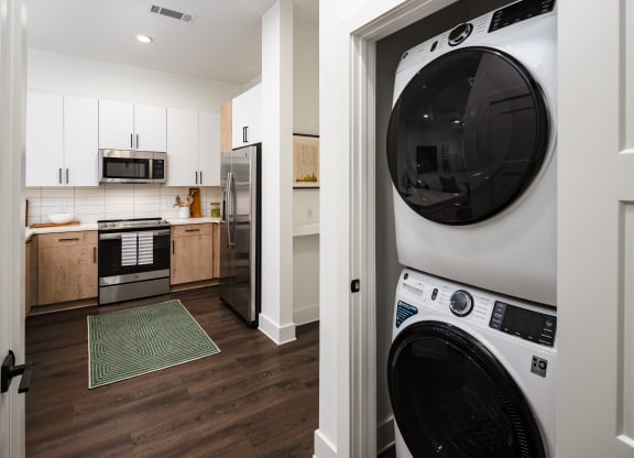 Washer and Dryer Included in Select Units