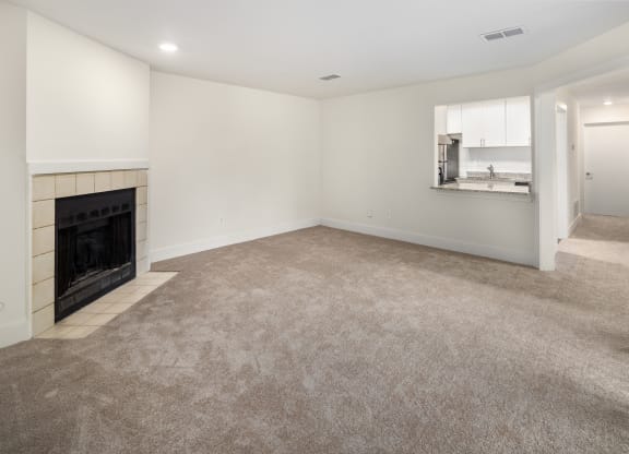 Fireplace in Select Units