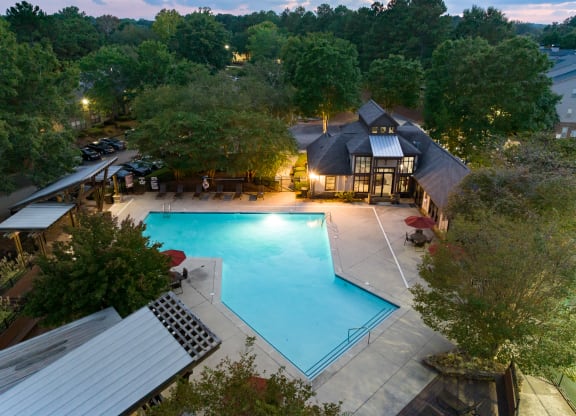 Sparkling Pool with Sundeck