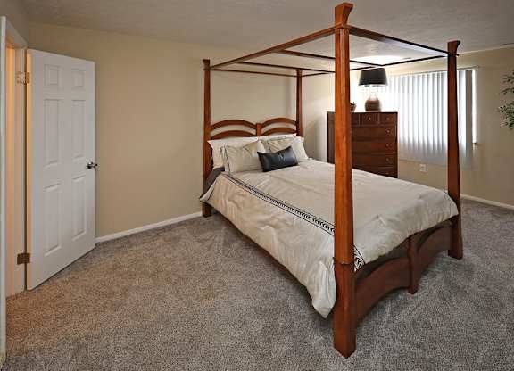 Model Bedroom at Willoughby Hills Towers in Willoughby Hills OH