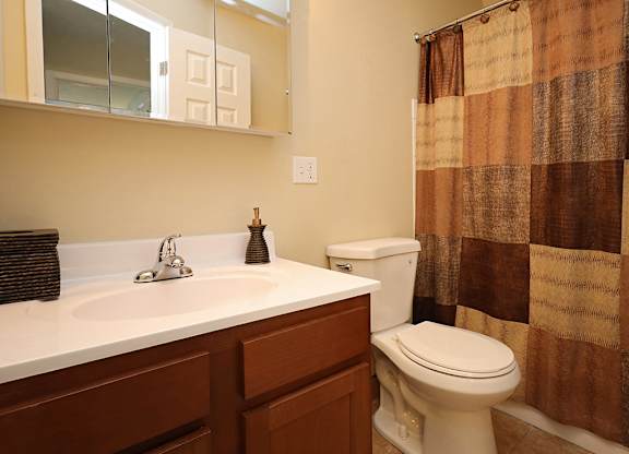 Model Bathroom at Willoughby Hills Towers in Willoughby Hills OH