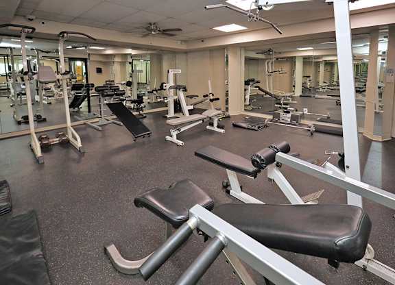 Fitness Center in the West Building at Gates Mills Place, Mayfield Heights, OH, 44124