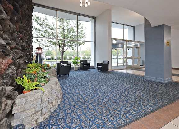 Building Lobby in Water's Edge Apartments in Euclid OH