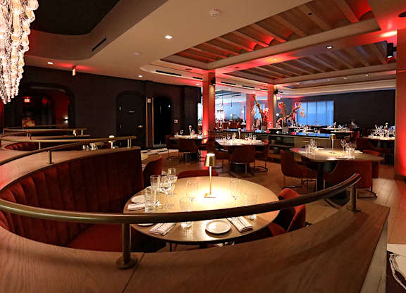 Fahrenheit Restaurant Interior in Cleveland - Residences at 55