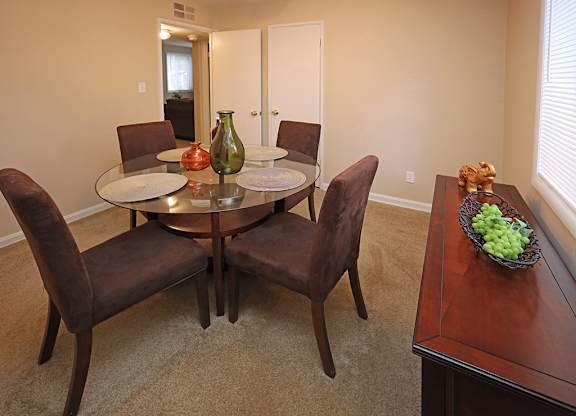 Model Suite Bedroom at Morgan Park Apartments in Euclid OH