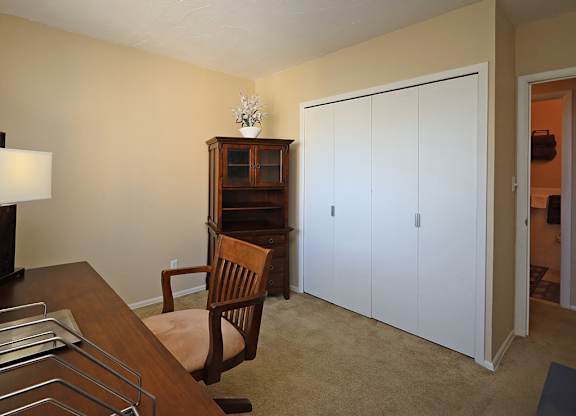 Model Suite Bedroom at Westbrook Village Apartments in Brooklyn OH
